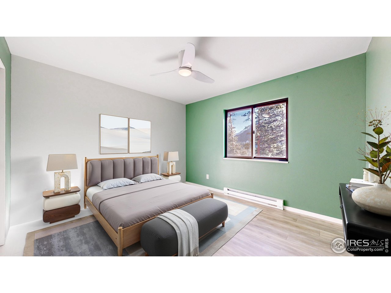 710 Tanager Road Estes Park, CO 80517 - Photo 16 of 43 Bedroom 3 digitally staged.