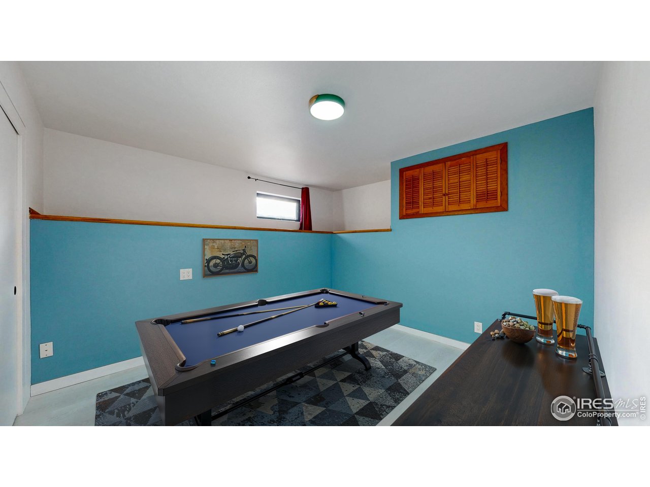 710 Tanager Road Estes Park, CO 80517 - Photo 21 of 43 Downstairs Office / Rec Room digitally staged.