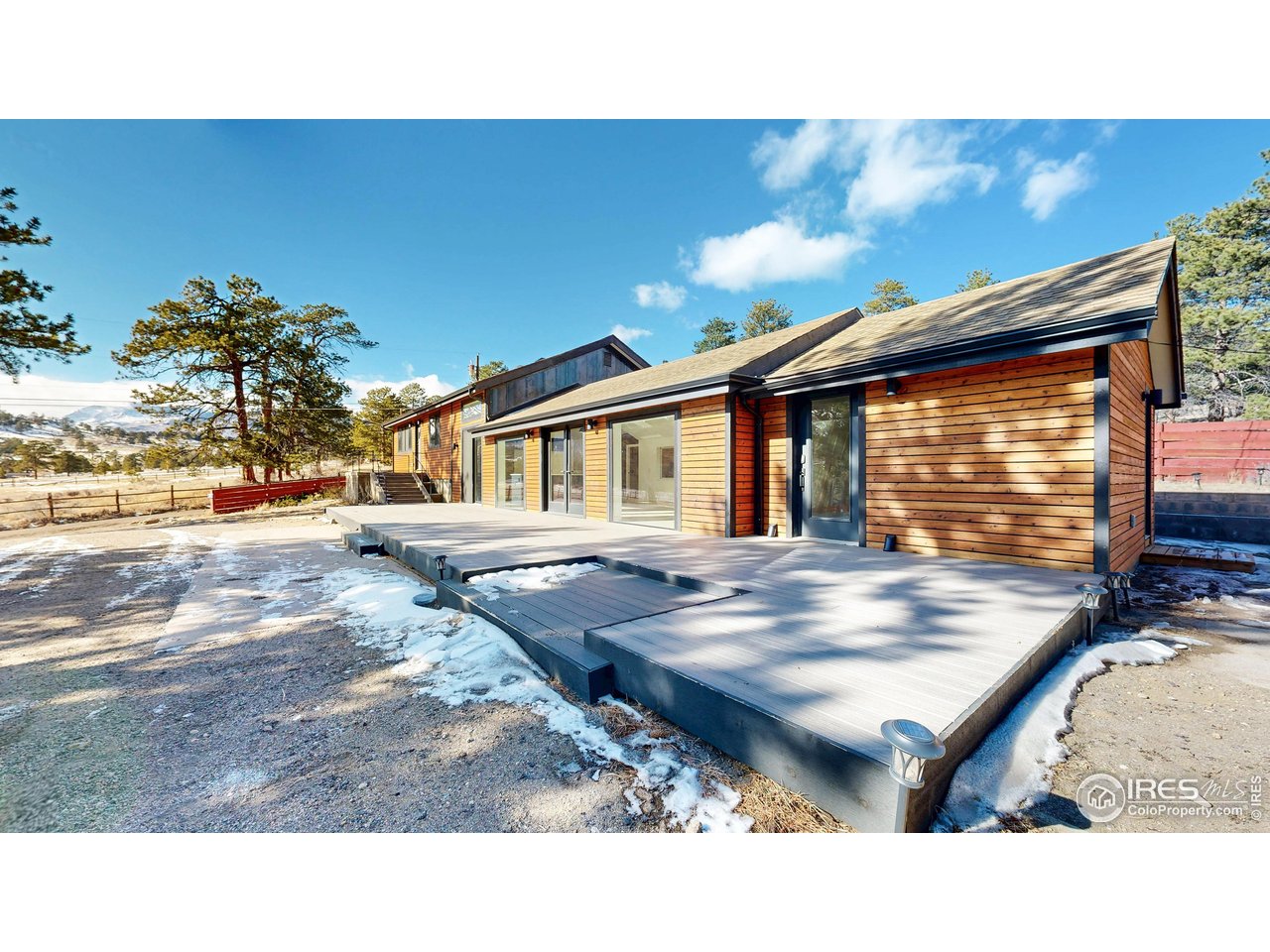 710 Tanager Road Estes Park, CO 80517 - Photo 29 of 43 Front view with entrance to the Mudroom / Foyer.
