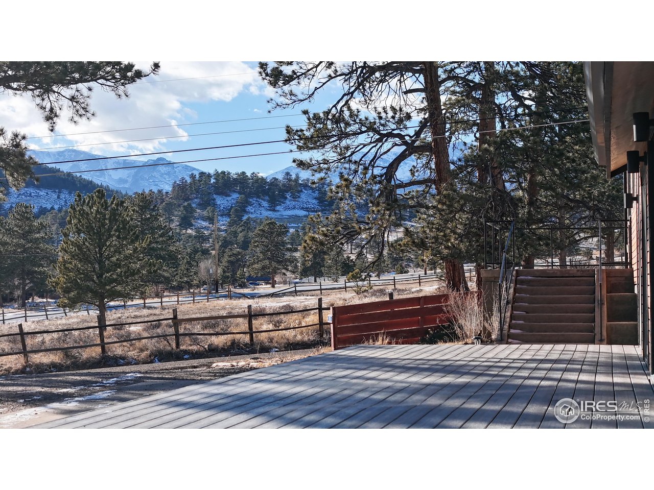 710 Tanager Road Estes Park, CO 80517 - Photo 31 of 43 Continental Divide views from the Deck.