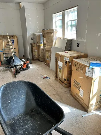 a room with storage and utility