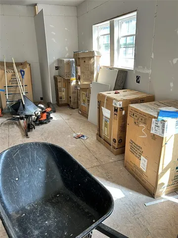 a room with storage and utility