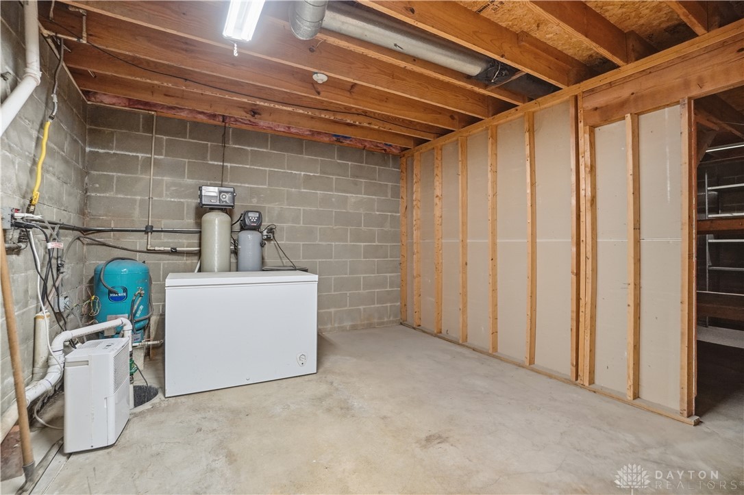 7553 Coffin Station Road Springfield, OH 45502 - Photo 73 of 95 This versatile basement space offers ample storage and future expansion possibilities.