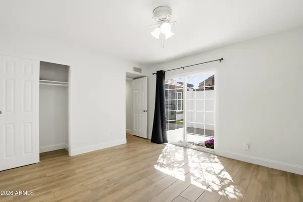 a view of livingroom with hardwood floor and window