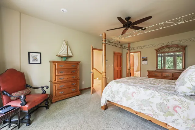 a view of a patio on the deck