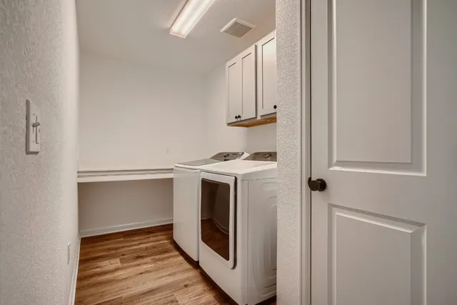 a view of kitchen and utility room