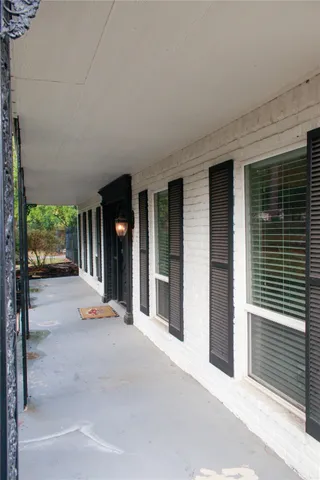 a view of a building with a outdoor space