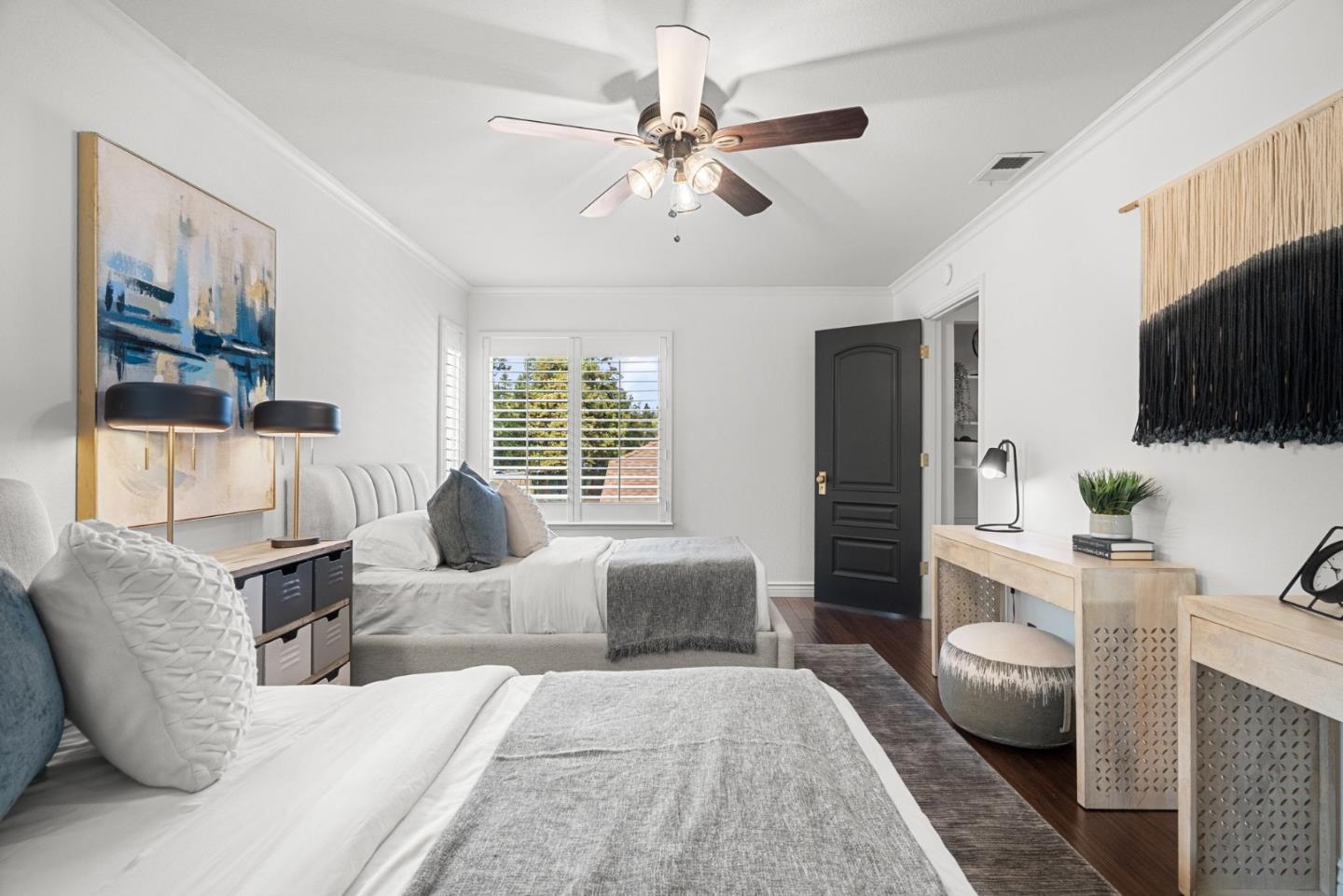 1147 Longshore Drive San Jose, CA 95128 - Photo 15 of 28 a living room with furniture a flat screen tv and a large window