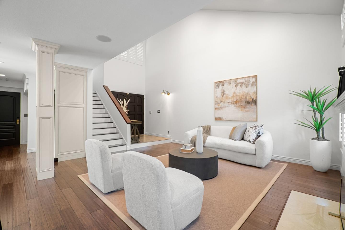 1147 Longshore Drive San Jose, CA 95128 - Photo 8 of 28 a living room with furniture and a wooden floor