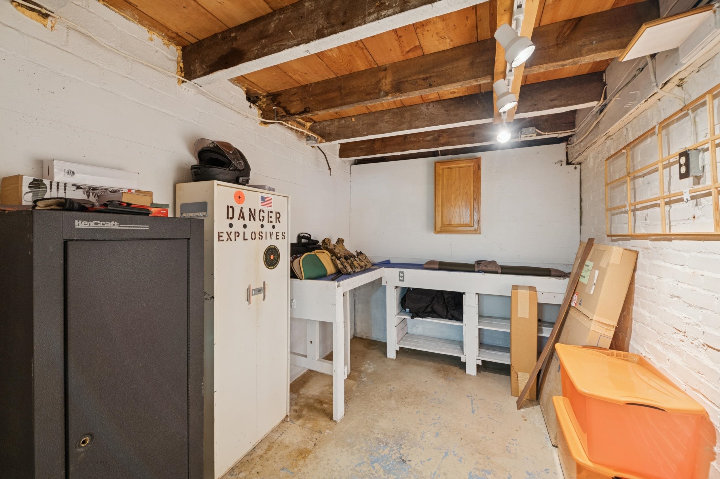 220 5th Avenue West Washburn, WI 54891 - Photo 24 of 38 Unfinished below grade area with wooden ceiling