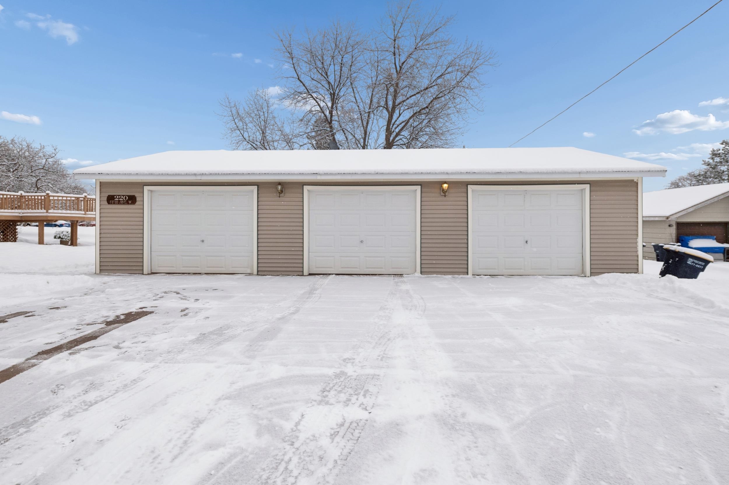 220 5th Avenue West Washburn, WI 54891 - Photo 29 of 38 View of snow covered garage