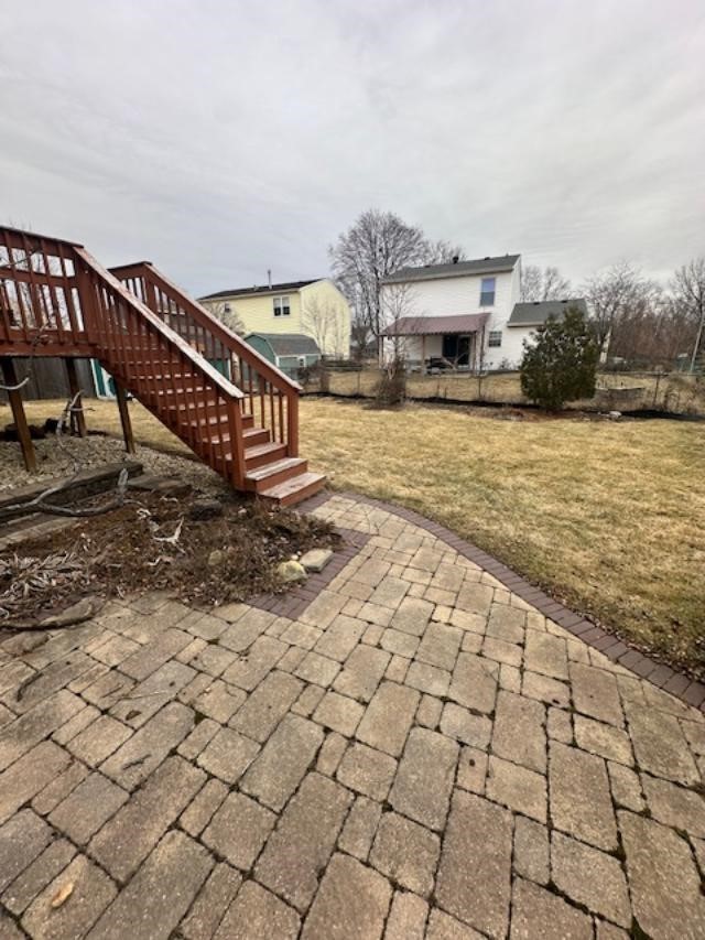 234 Windsor Drive Bolingbrook, IL 60440 - Photo 20 of 22 a view of a terrace with a bench