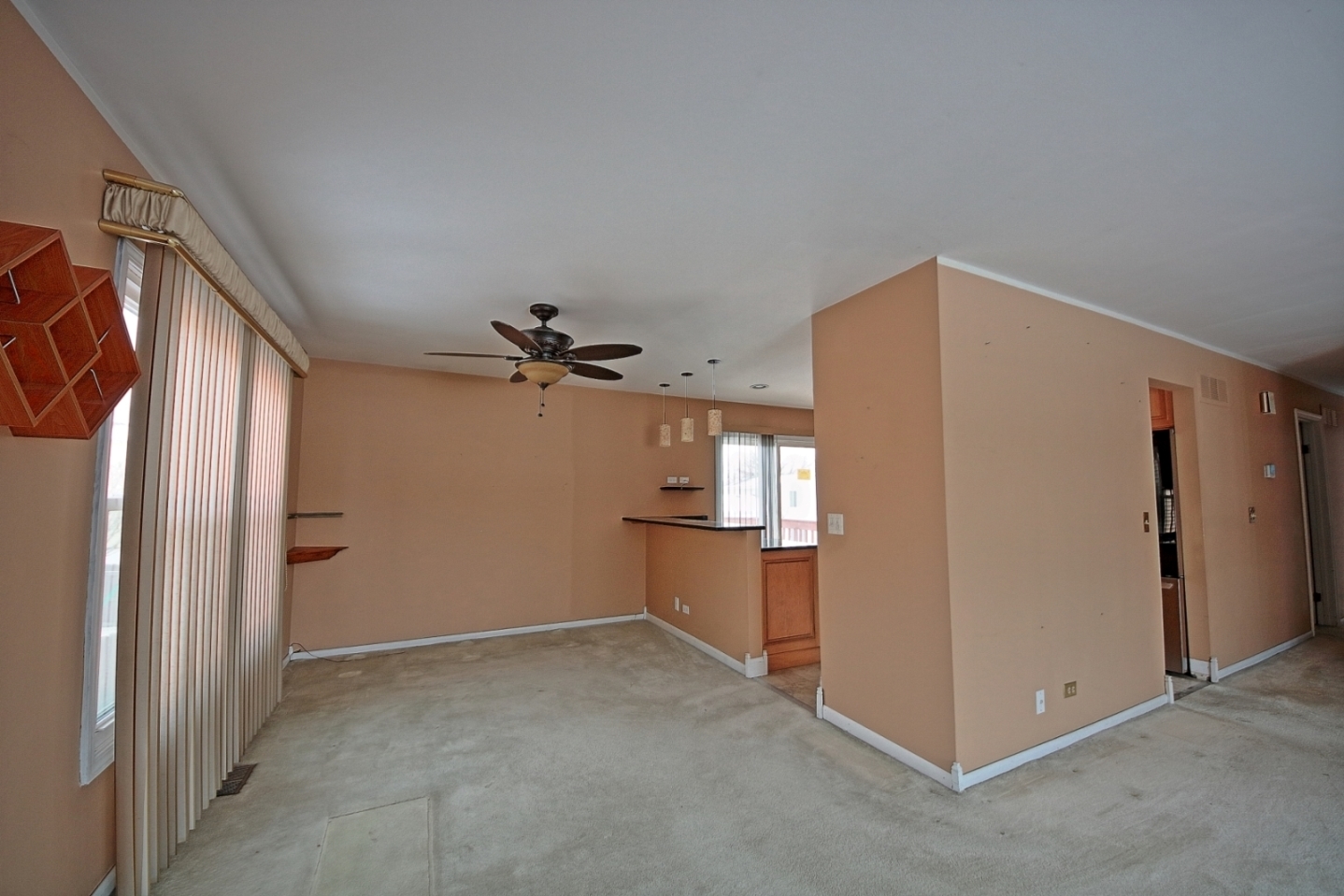 234 Windsor Drive Bolingbrook, IL 60440 - Photo 4 of 22 an empty room with windows and cabinet