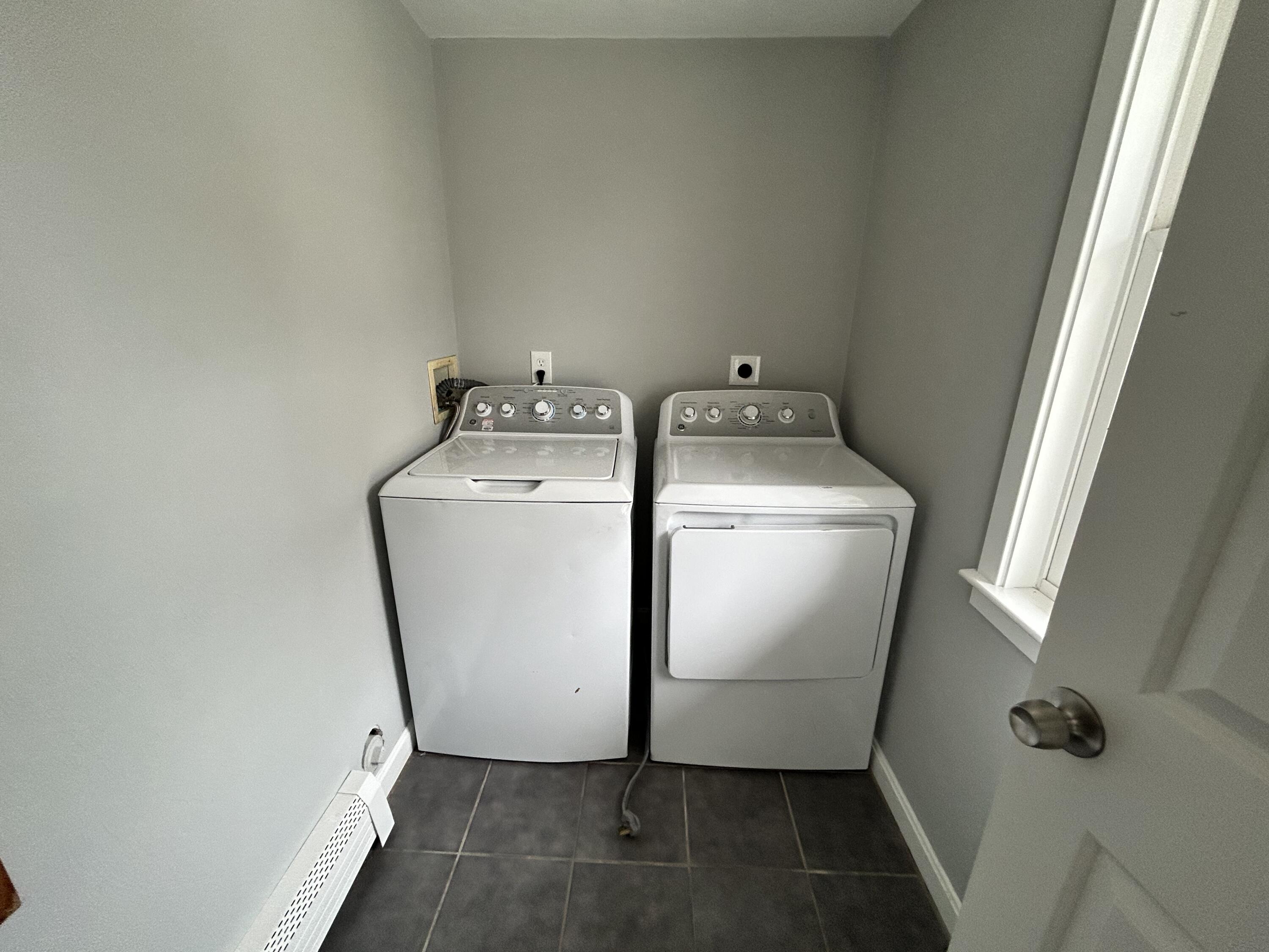 83 Marion Road Wareham, MA 02571 - Photo 18 of 32 a utility room with dryer and washer