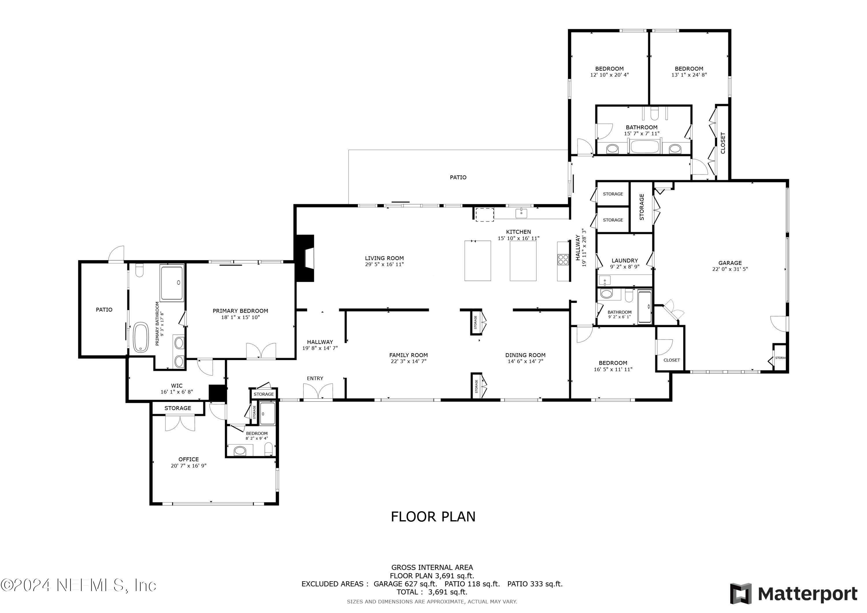 7834 Hunters Grove Road Jacksonville, FL 32256 - Photo 101 of 101 Floor plan