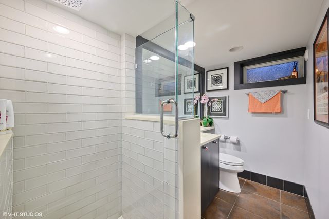 a room with furniture and a fireplace