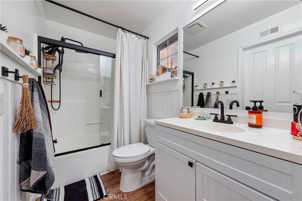28630 Oak Valley Road Castaic, CA 91384 - Photo 29 of 54 a bathroom with a sink toilet and shower