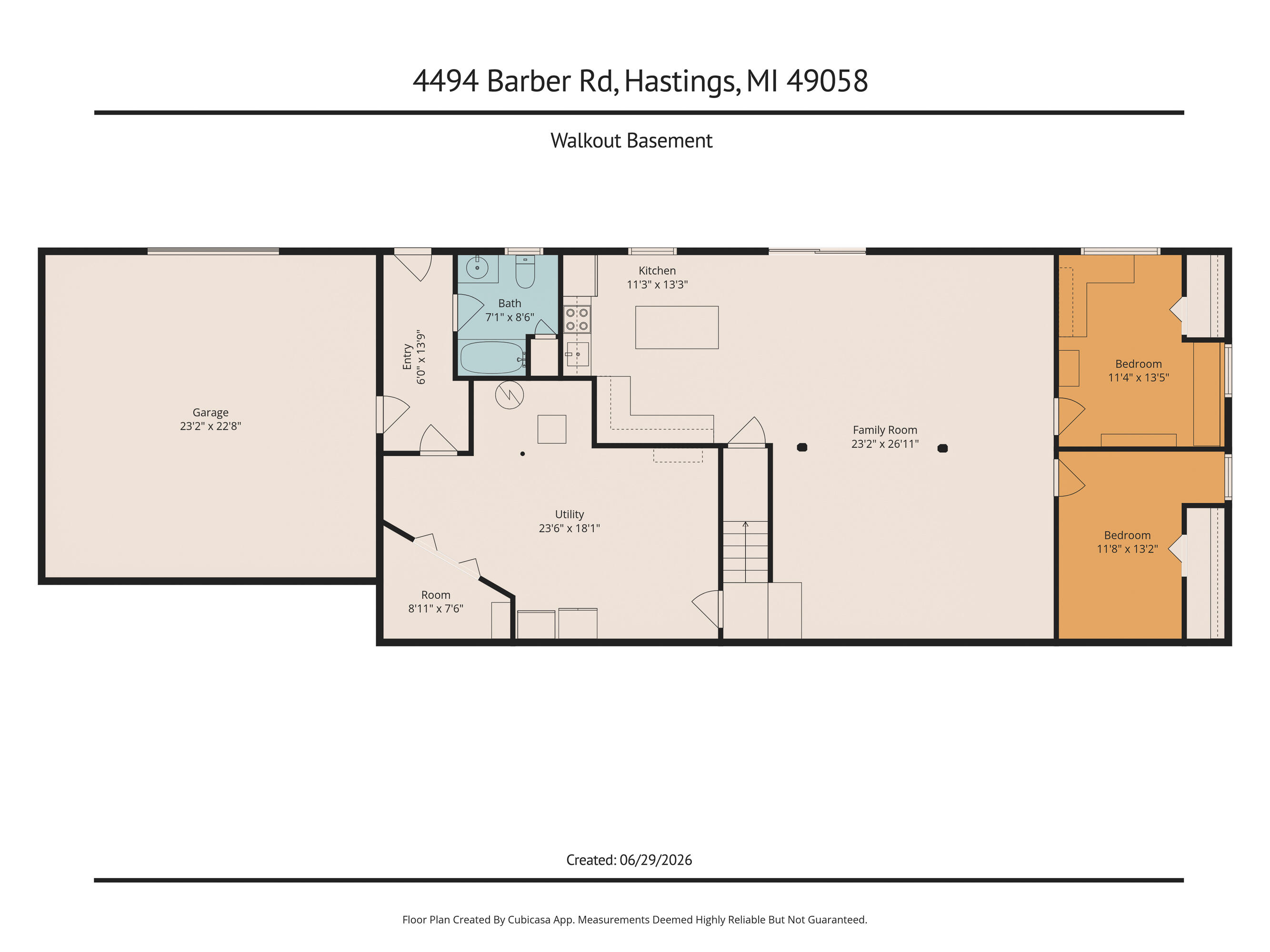 4494 Barber Road Hastings, MI 49058 - Photo 71 of 71 3-4494 Barber Rd Floorplan-1