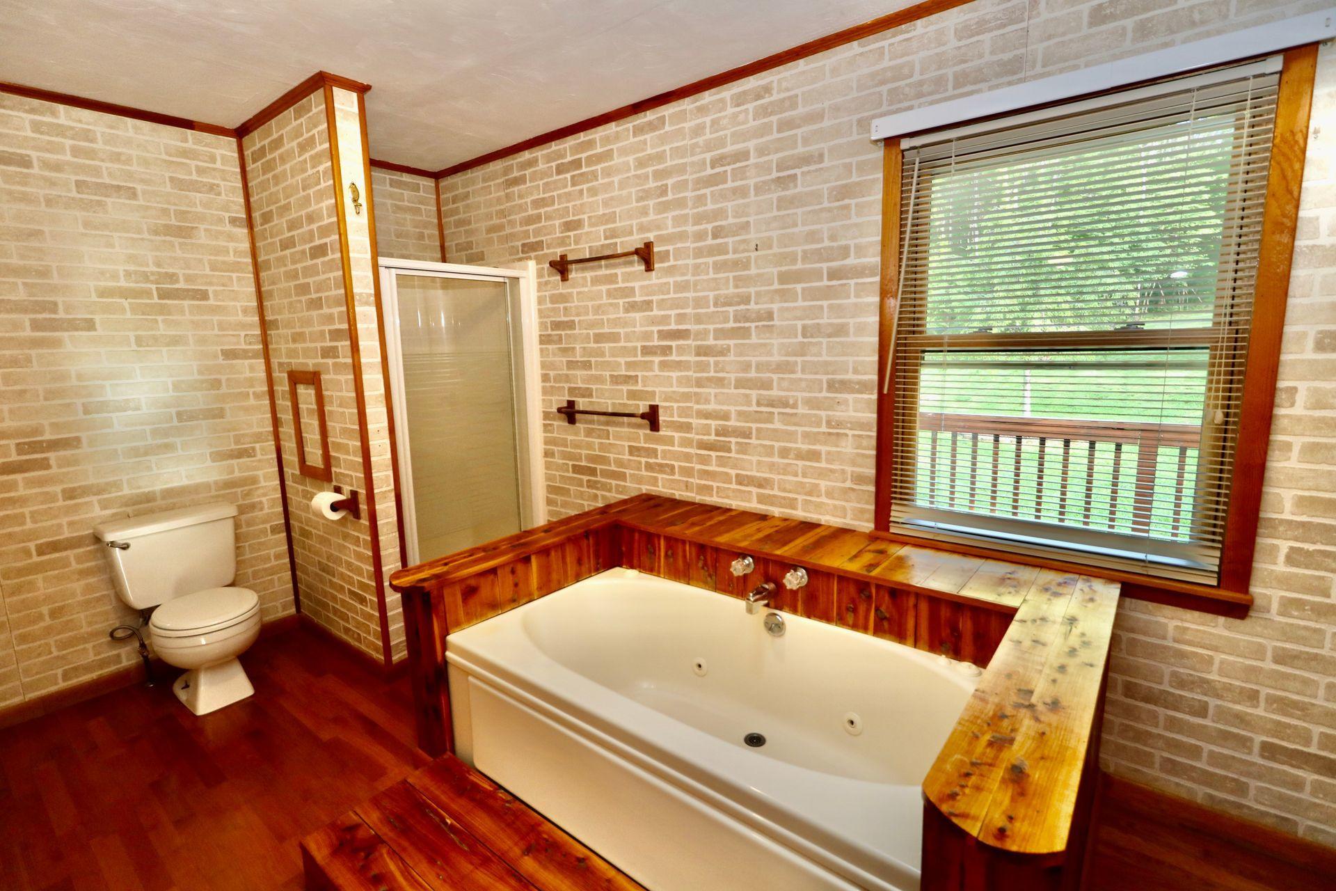 572 Arch Mill Road Buchanan, VA 24066 - Photo 21 of 48 Master Bathroom Tub and Shower