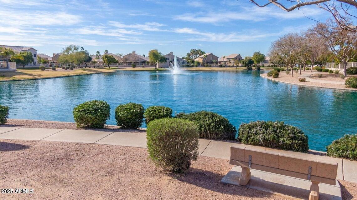112 West Smoke Tree Road Gilbert, AZ 85233 - Photo 2 of 37 a view of a lake with a mountain view