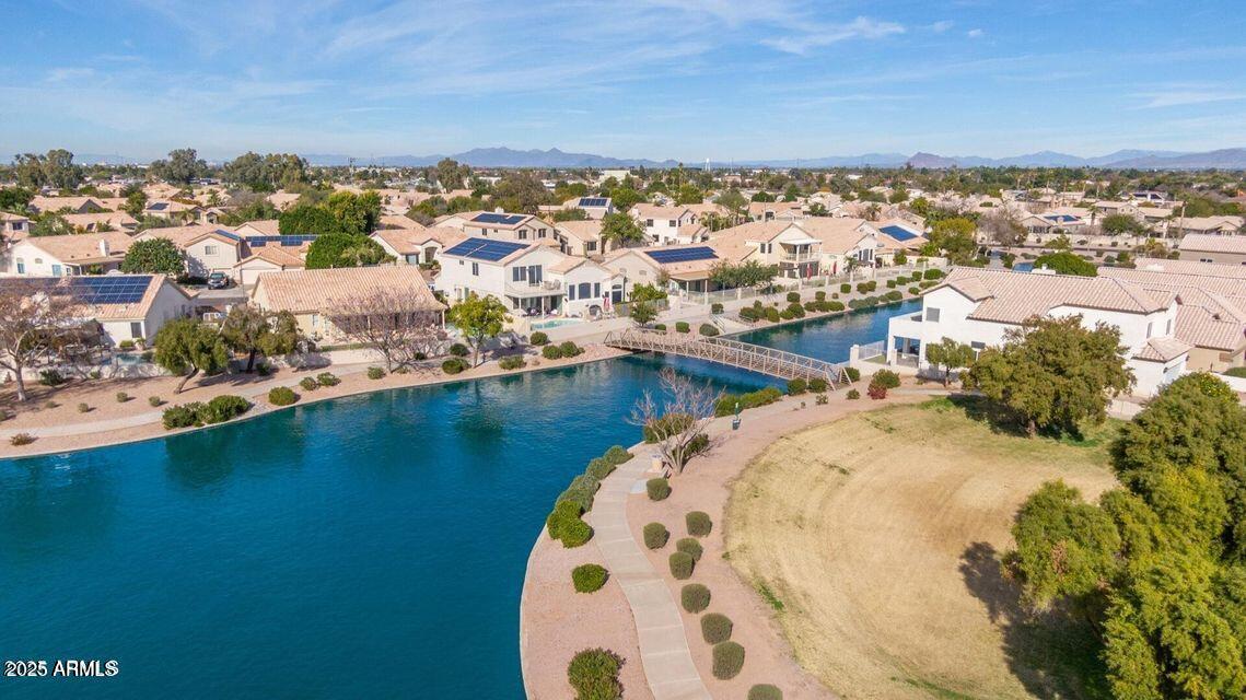 112 West Smoke Tree Road Gilbert, AZ 85233 - Photo 35 of 37 an aerial view of residential houses with outdoor space