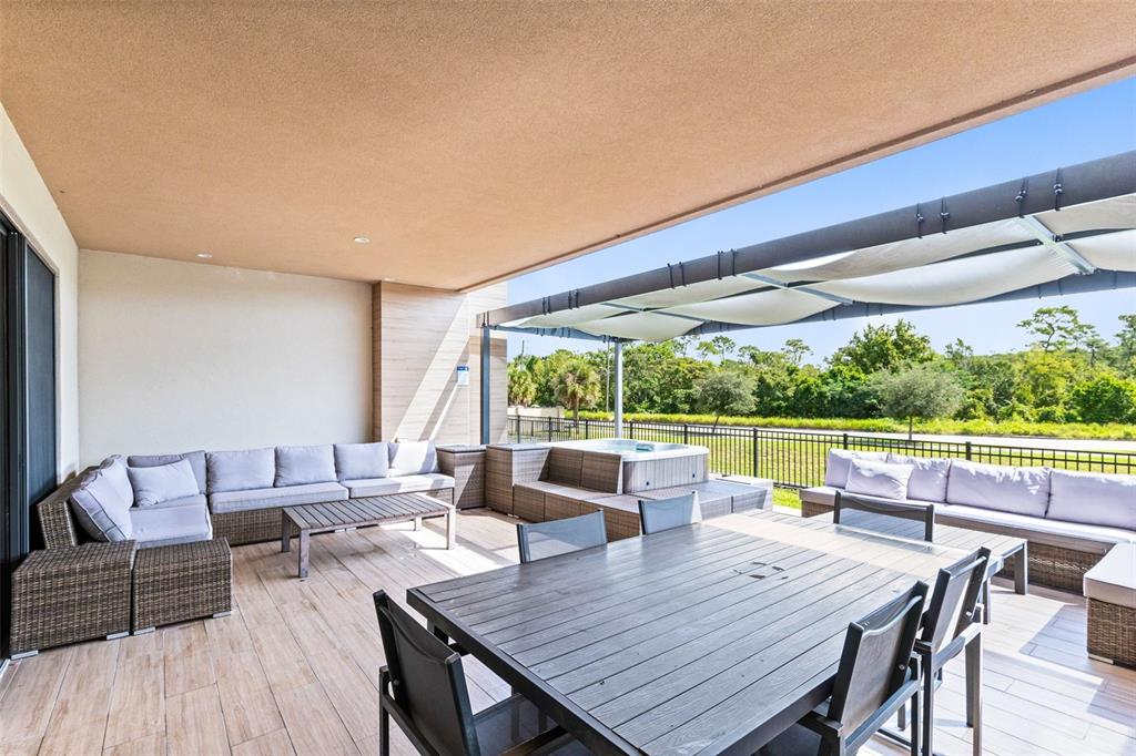 3061 Rockefeller Way Kissimmee, FL 34747 - Photo 28 of 38 a outdoor space with furniture and garden view