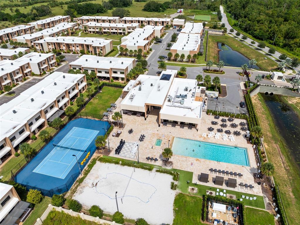 3061 Rockefeller Way Kissimmee, FL 34747 - Photo 32 of 38 an aerial view of residential houses with outdoor space