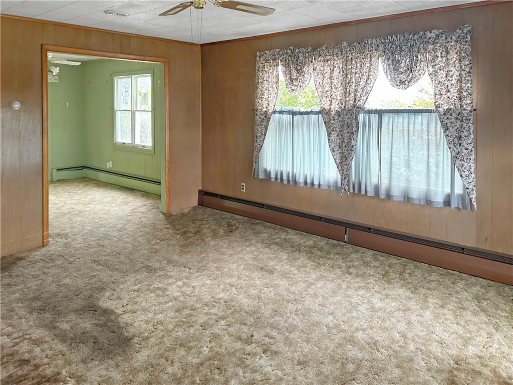 346 North Eighty Eight Road Carmichaels, PA 15320 - Photo 3 of 13 an empty room with windows