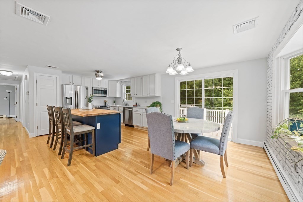 56 Cedarcrest Road Hanover, MA 02339 - Photo 5 of 26 a view of a dining room with furniture window and outside view