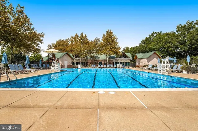 a view of a lake with a yard