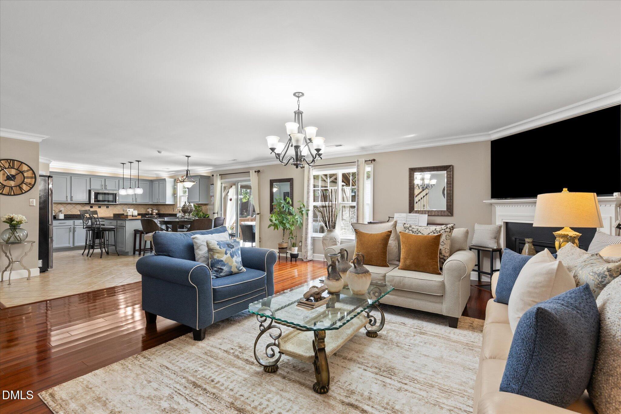 5304 Seaspray Lane Raleigh, NC 27610 - Photo 12 of 45 LIVING ROOM
