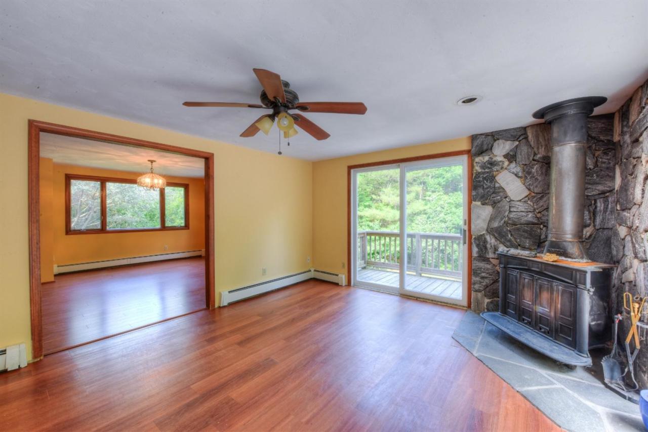 1640 Old Stage Road West Barnstable, MA 02668 - Photo 13 of 35 a view of empty room with wooden floor and fan