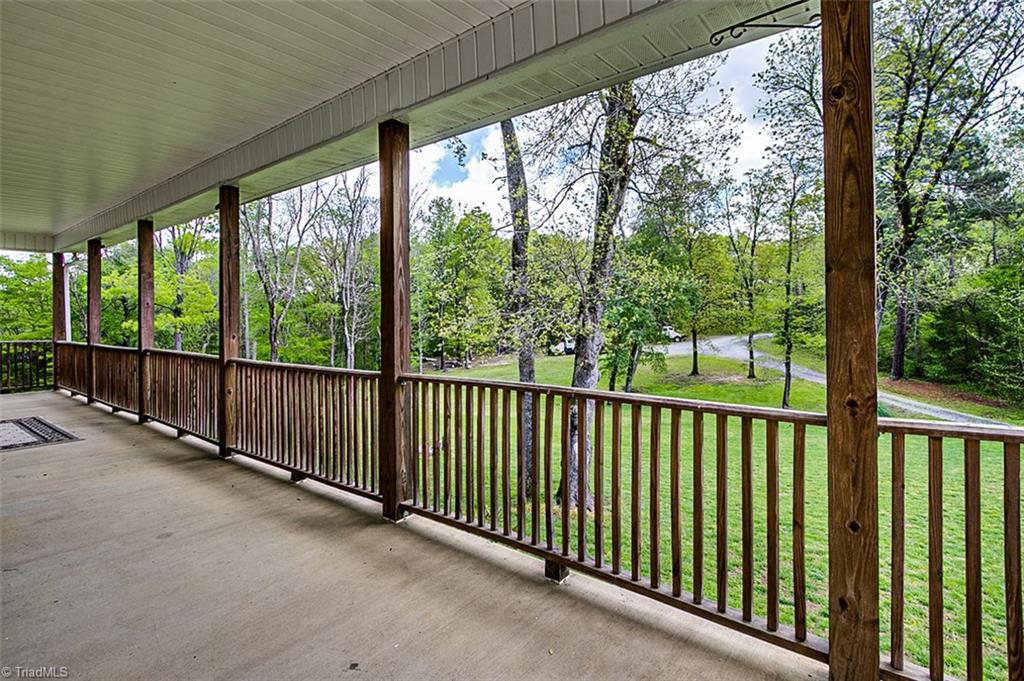 Covered front porch