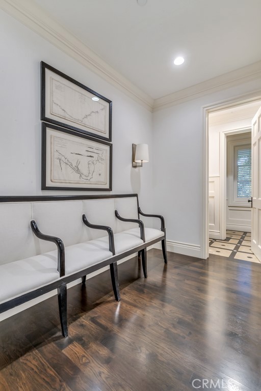 27 Burning Tree Circle Newport Beach, CA 92660 - Photo 26 of 50 a view of a room with chairs and wooden floor
