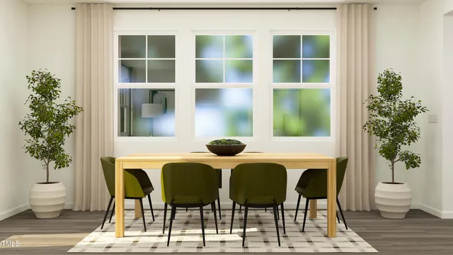 a view of an outdoor space with seating area