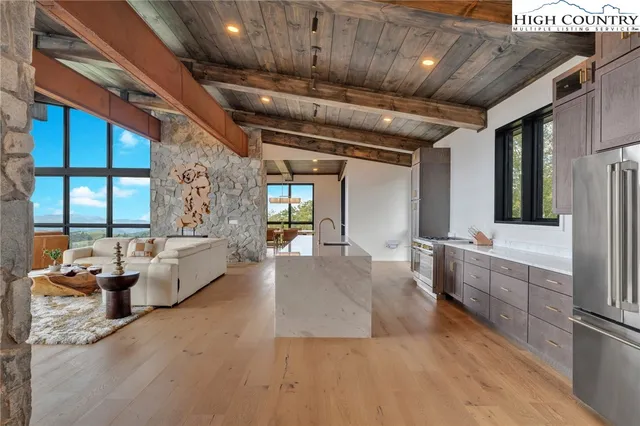 a bathroom with a sink vanity and a mirror