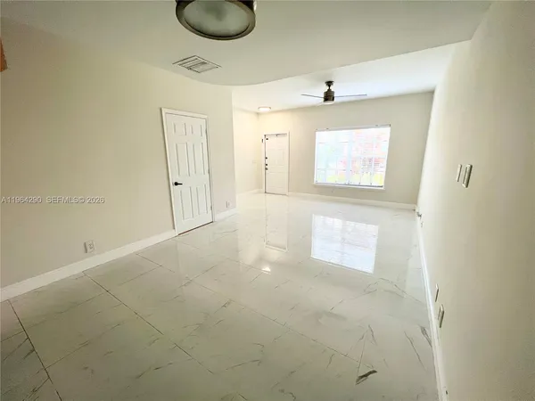 a view of an empty room