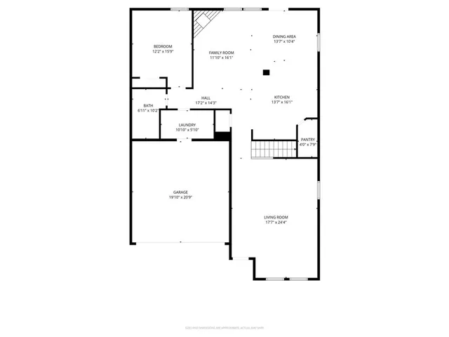 a picture of a bench in front of a door