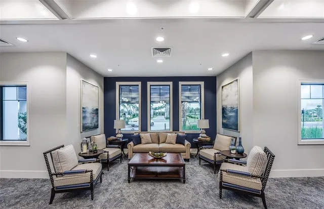 a table with chairs and tables