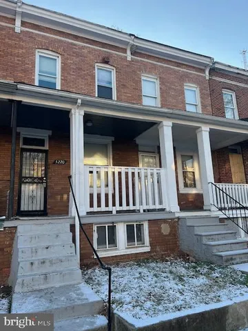 front view of a house with a porch