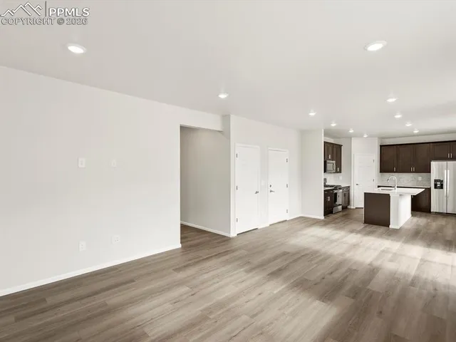 a view of kitchen with a sink