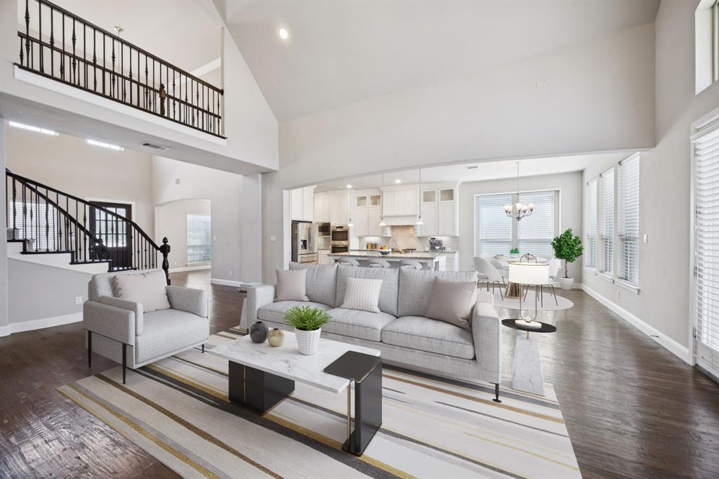 965 Touchstone Road Frisco, TX 75036 - Photo 5 of 36 a living room with furniture and a table