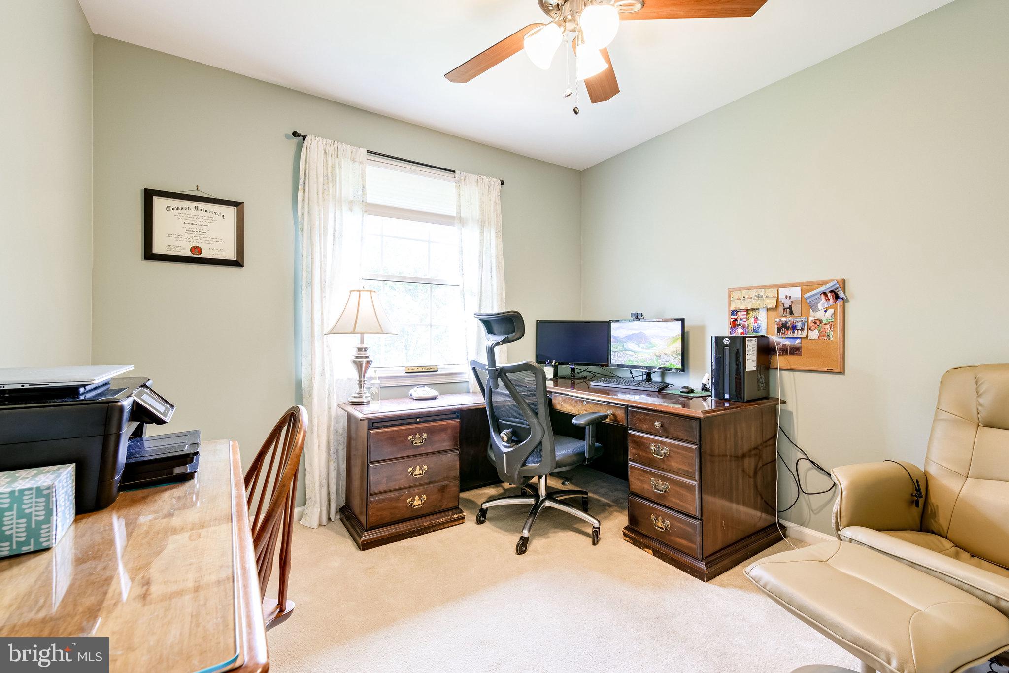 6905 Raspberry Plain Place Springfield, VA 22153 - Photo 51 of 66 Fourth Bedroom on Upper Level currently an Office