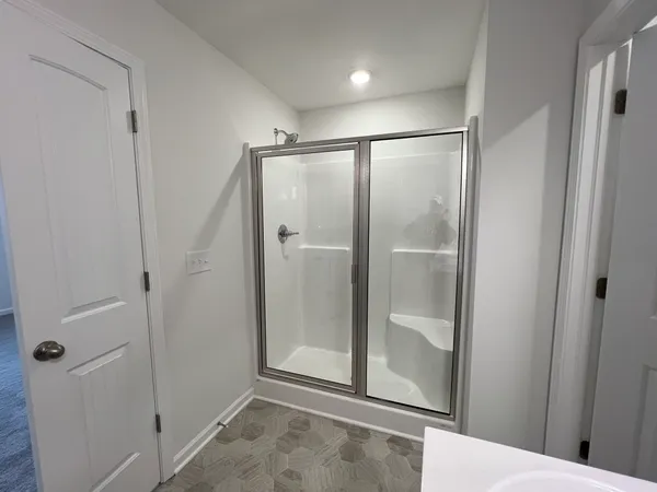 a bathroom with a toilet