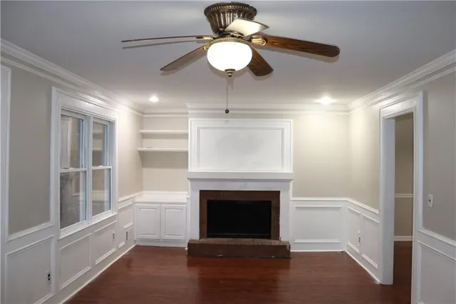 a close view of closet