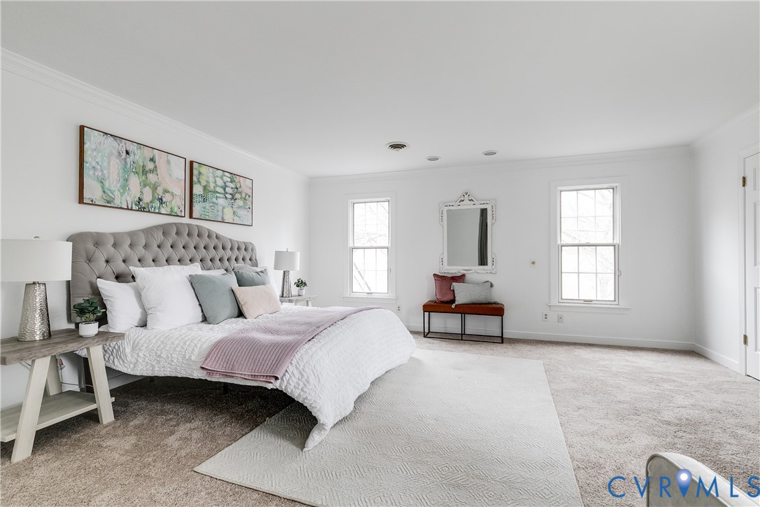 8902 Ginger Way Court Henrico, VA 23229 - Photo 20 of 34 a bedroom with a bed and a couch