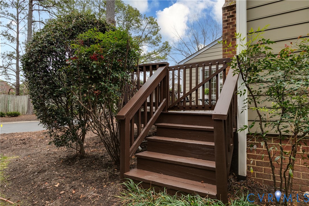 8902 Ginger Way Court Henrico, VA 23229 - Photo 31 of 34 a view of entryway with wooden floor and a tree