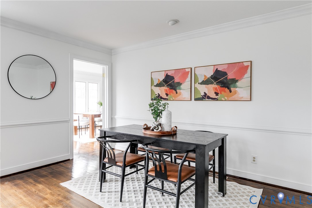 8902 Ginger Way Court Henrico, VA 23229 - Photo 10 of 34 a view of a dining room with furniture and wooden floor