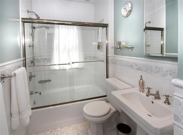 5 Marshall Road Winchester, MA 01890 - Photo 11 of 22 a bathroom with a sink toilet and shower