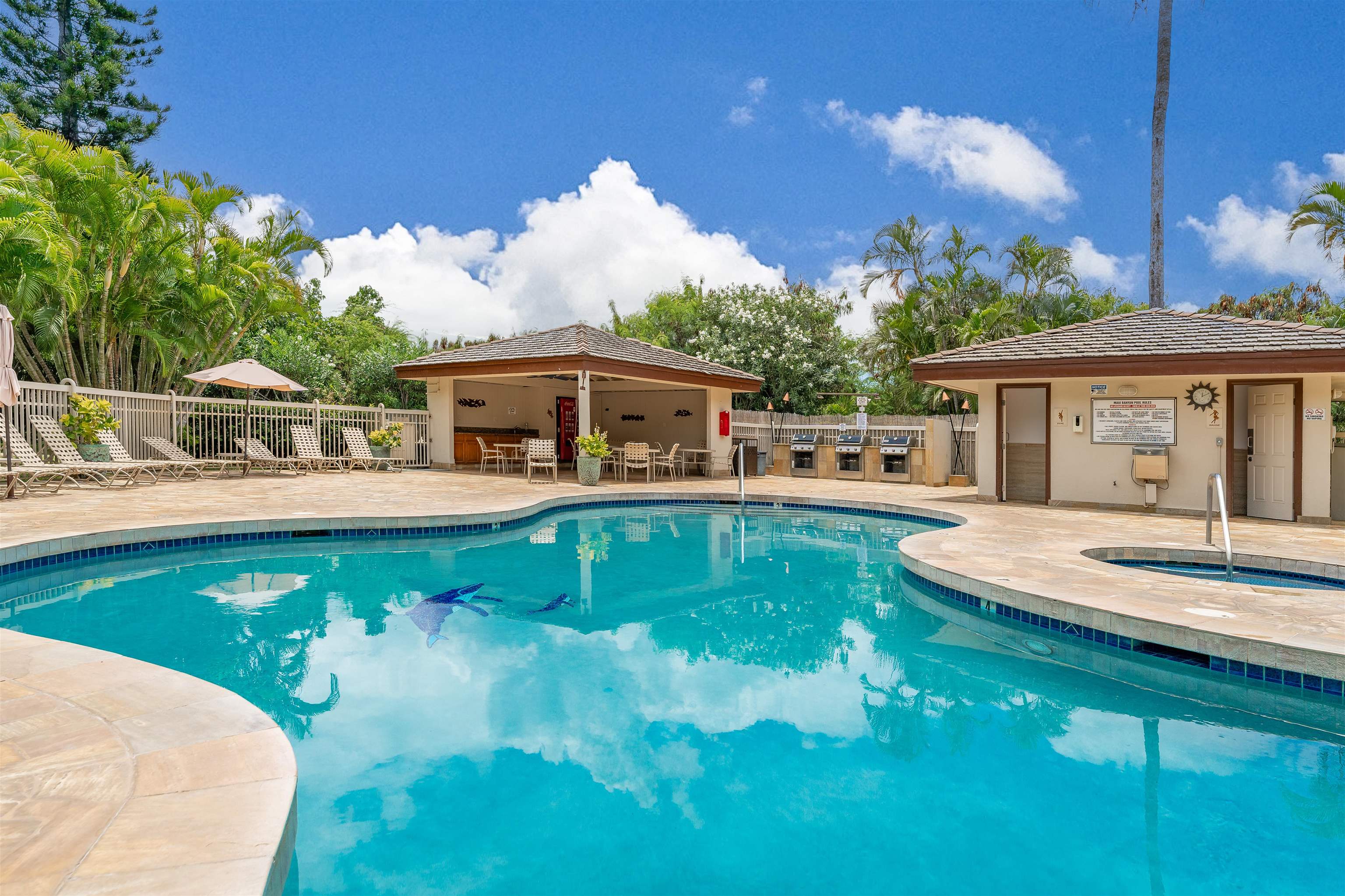 2575 South Kihei Road, Unit T110 Kihei, HI 96753 - Photo 3 of 24 swimming pool view with a seating space and a garden view